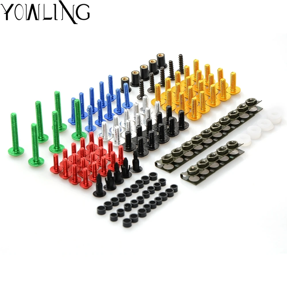 For HONDA CBR954RR CBR 954 RR CBR954 RR 2002 2003 Full Fairing Bolts Kit Speed Nuts Motorcycle Side Covering Screws