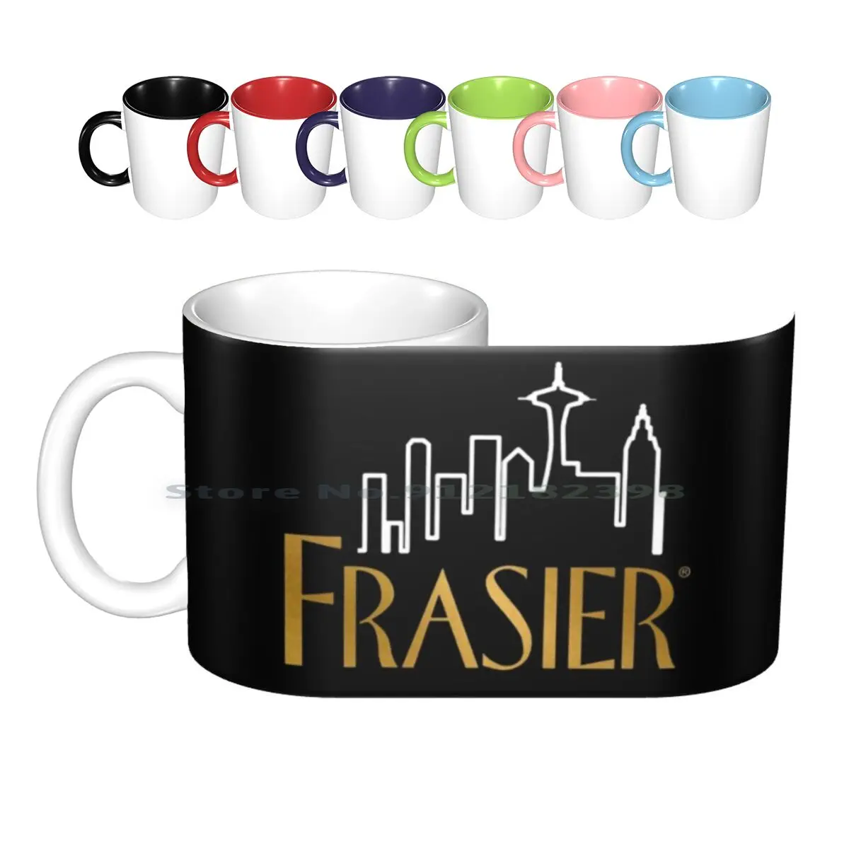 Frasier Ceramic Mugs Coffee Cups Milk Tea Mug Frasier Tv Series Comedy Creative Trending Vintage Gift Bottle Cup