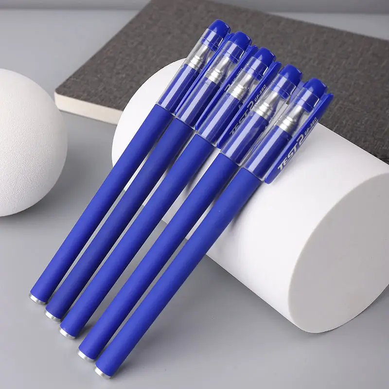 5pcs/lot Office Gel Matte Pen Refill Set 0.5mm Blue Black Red Ink Rod For Handle Gel Refill School Writing Stationery