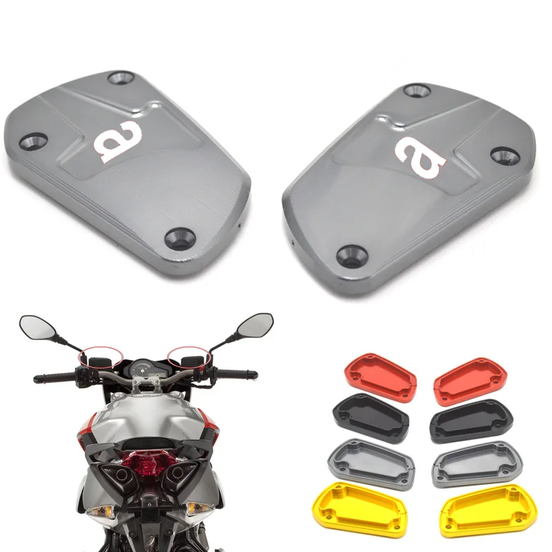 Motorcycle Front Brake Clutch Master Cylinder Fuel Tank Cap Reservoir Cover For Aprilia DORSODURO 900 SHIVER 750 SHIVER / GT