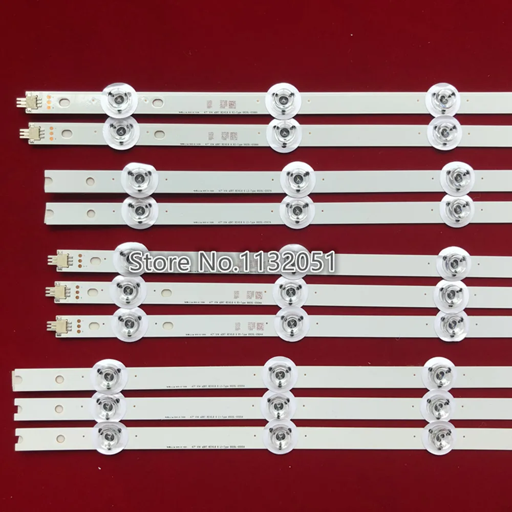 10pcs LED Backlight Strip For TX-47AS650E TX-47ASM651 TX-47AS650B TX-47AS740E 47AS740B 6916L-1811A 1812A 1813A 1814A