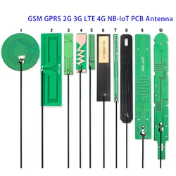 Módulo gsm gprs 2g 3g lte 4g nb-iot, placa de circuito pcb embutida, antena de remendo, conector ipx, interface ipex rg1.13, cabo de 12cm 8dbi