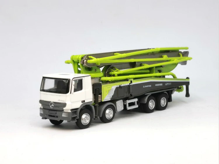 1:100 ZOOMLION ZLJ5440 THBBE 56X-6RZ Concrete Pump Truck Model Metal Die-Cast Toy Vehicle Collection Gift Souvenir