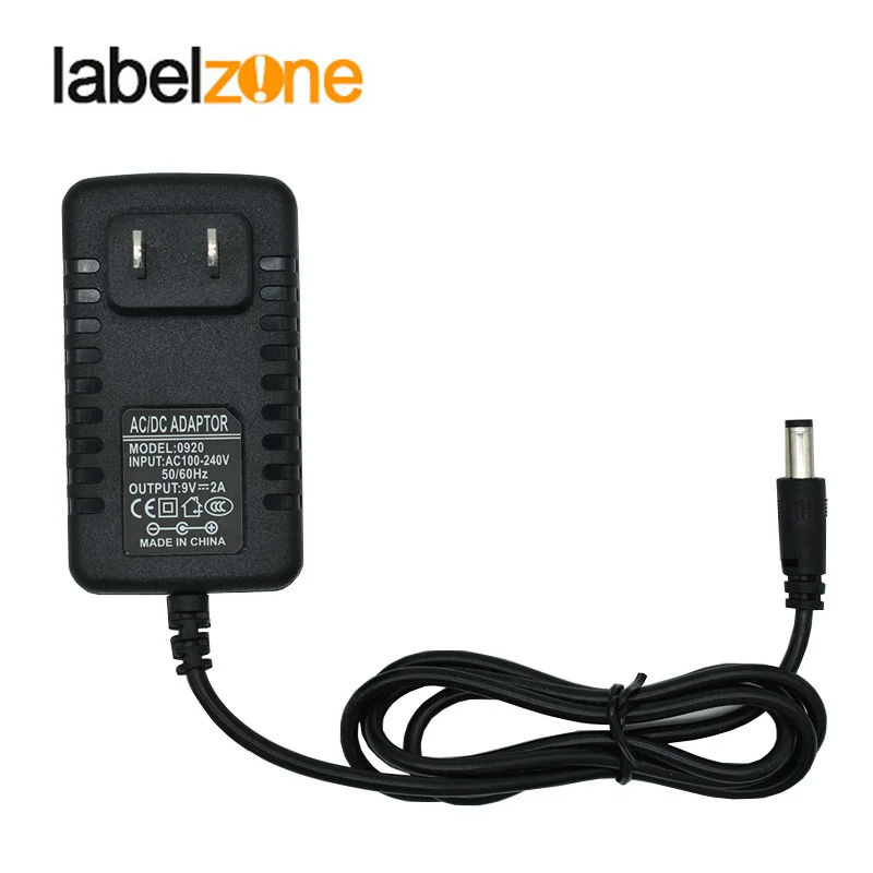 Dymo LetraTag LT-100H Handheld Label Maker Compatible for 12mm Letra Tag 91201 91200 12267 91202 Label Tapes 9V 2A Adapter