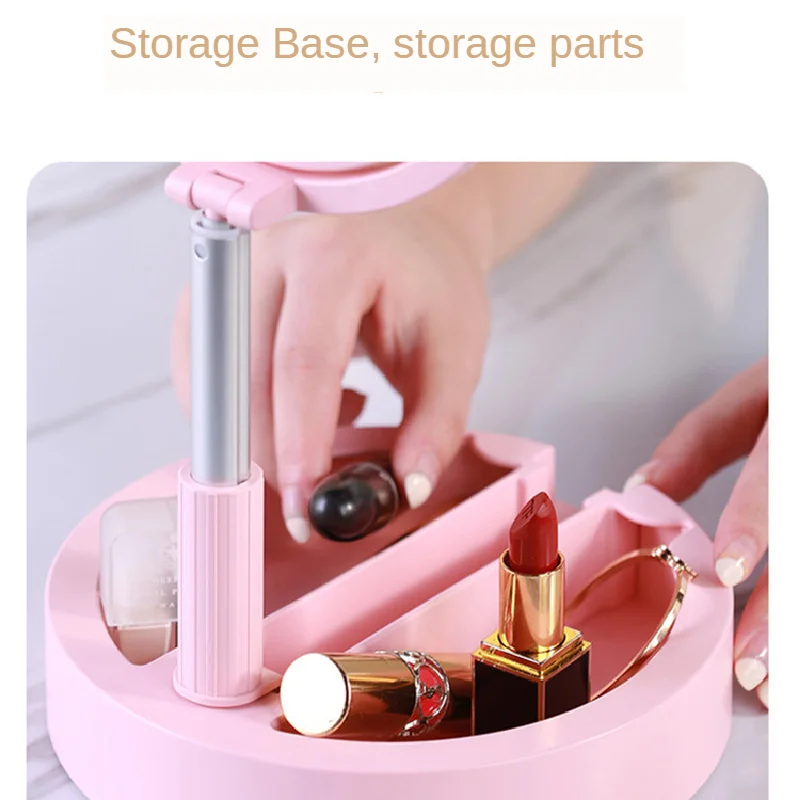 2022 samowyzwalacz wypełnij światło dla telefonu komórkowego Beauty Selfie Stick ze światłem przenośna lampa stołowa fotografia rekwizyty LED na telefon