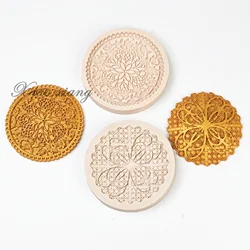 DIY Lace Flowers Shape Silicone Fondant Molds Cake Border Decoration Chocolate Mould Pastry Kitchen Baking Accessories