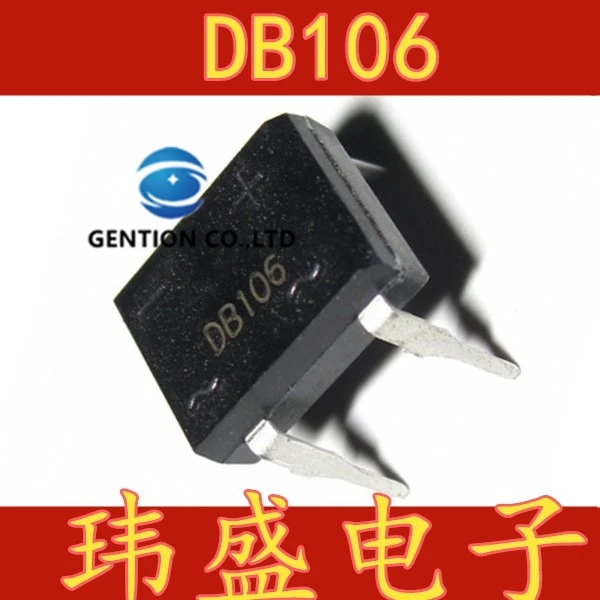 

50PCS DB106 DIP-4 1 a/600 v bridge rectifier bridge pile of SEP in stock 100% new and original