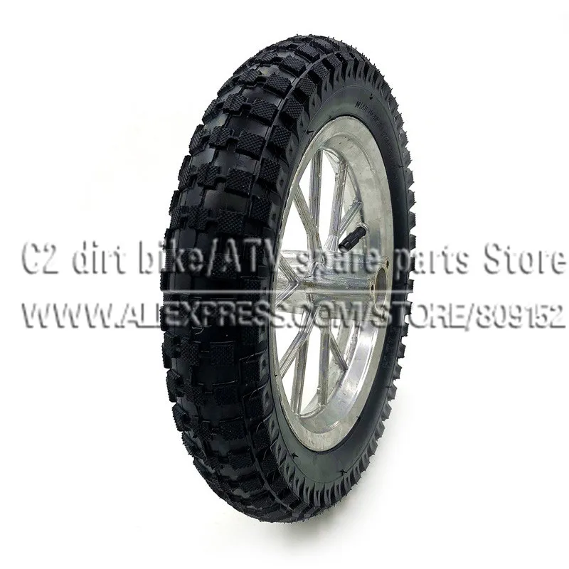 One Rims+Tyres 12.5 x 2.75 Rear Wheel Or Front Wheel 47 49cc Mini PIT Monkey Pocket Dirt Bike