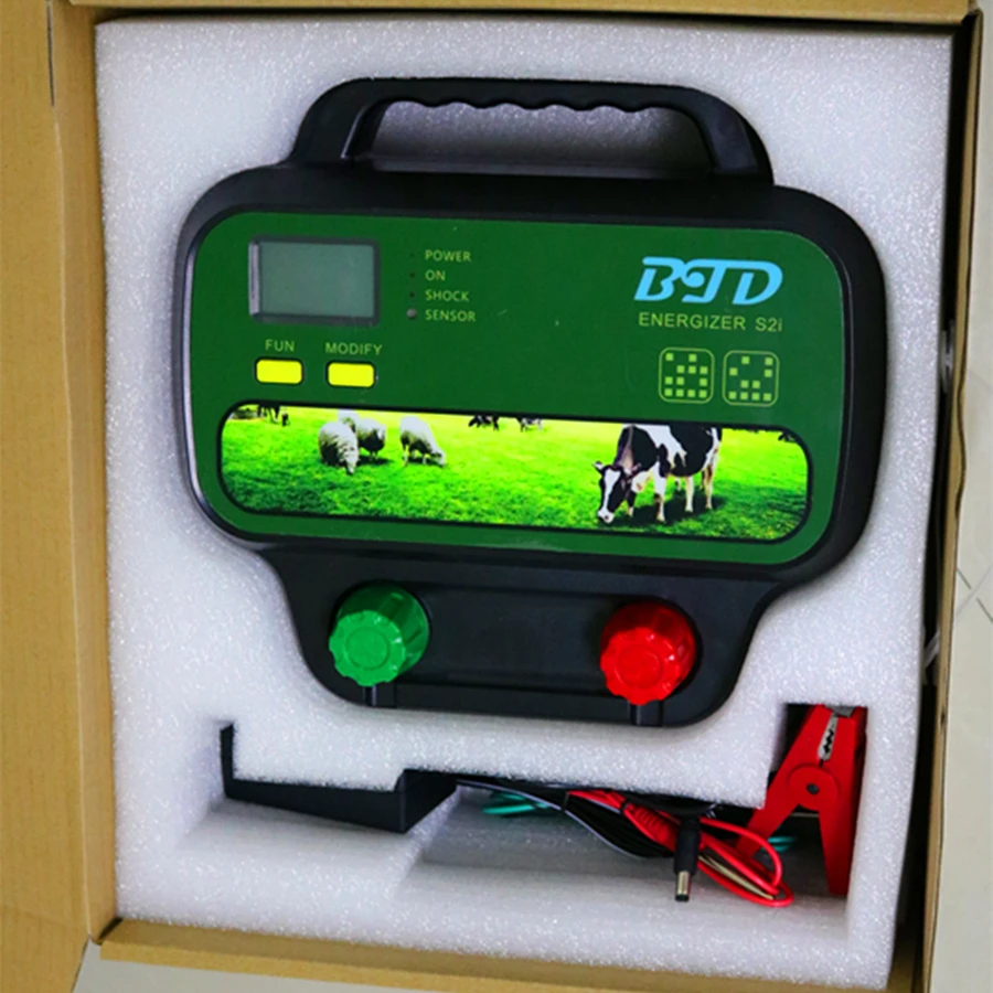 5J 40KM BTD солнечная электрическая изгородь Charger Controller для скот, овца, Коза Horse Animal