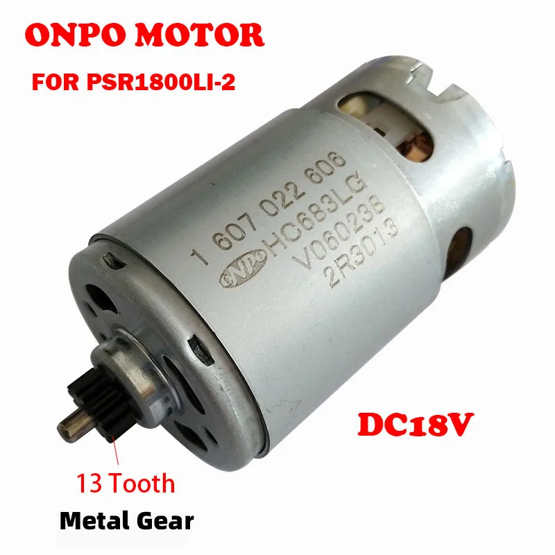 PSR1800LI-2,18V 13 Teeth Motor,1607022606,HC683LG,Can Be Used To Bosch 3603JA3102 EU Cordless Impact Electric Drill Screwdriver