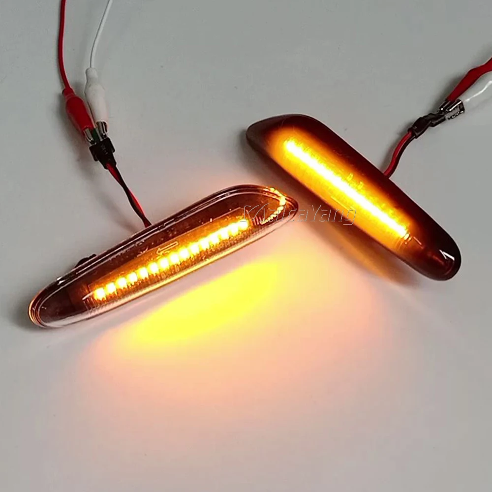 Dynamisches LED-Blinklicht Seitenmarkierungsleuchte für BMW E60 E61 E90 E91 E87 E81 E83 E84 E88 E92 E93 E82 E46 1 3 5 Serie X1 X3 2004 – Detail 12