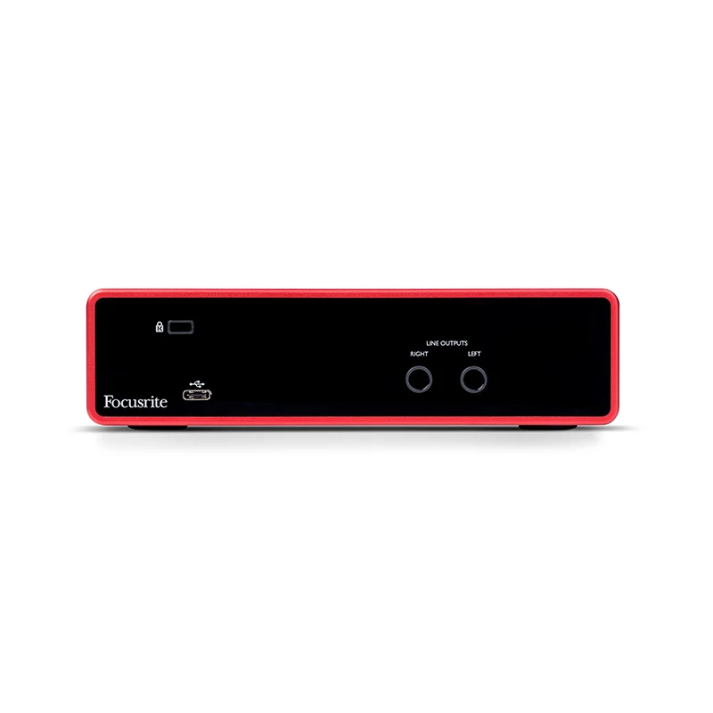 Focusrite Scarlett 2i2 الجيل الثالث بطاقة الصوت ميكروفون preamp اثنين من مدخلات الخط المتوازن، مناسبة لتوصيل مستوى الخط