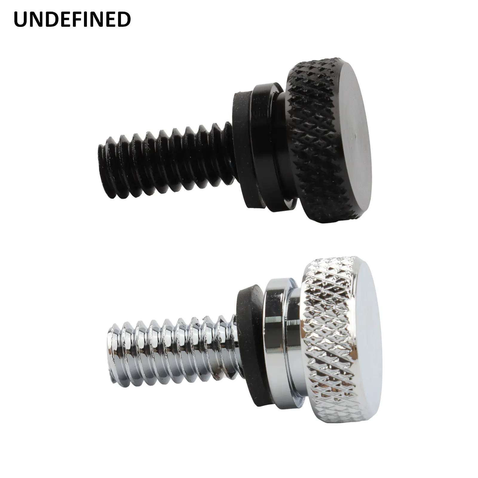 Black Chrome Seat Bolt Tab Screw Aluminum For Harley Touring Street Glide Road King Sportster 883 XL Softail Dyna Fatboy 96-2022