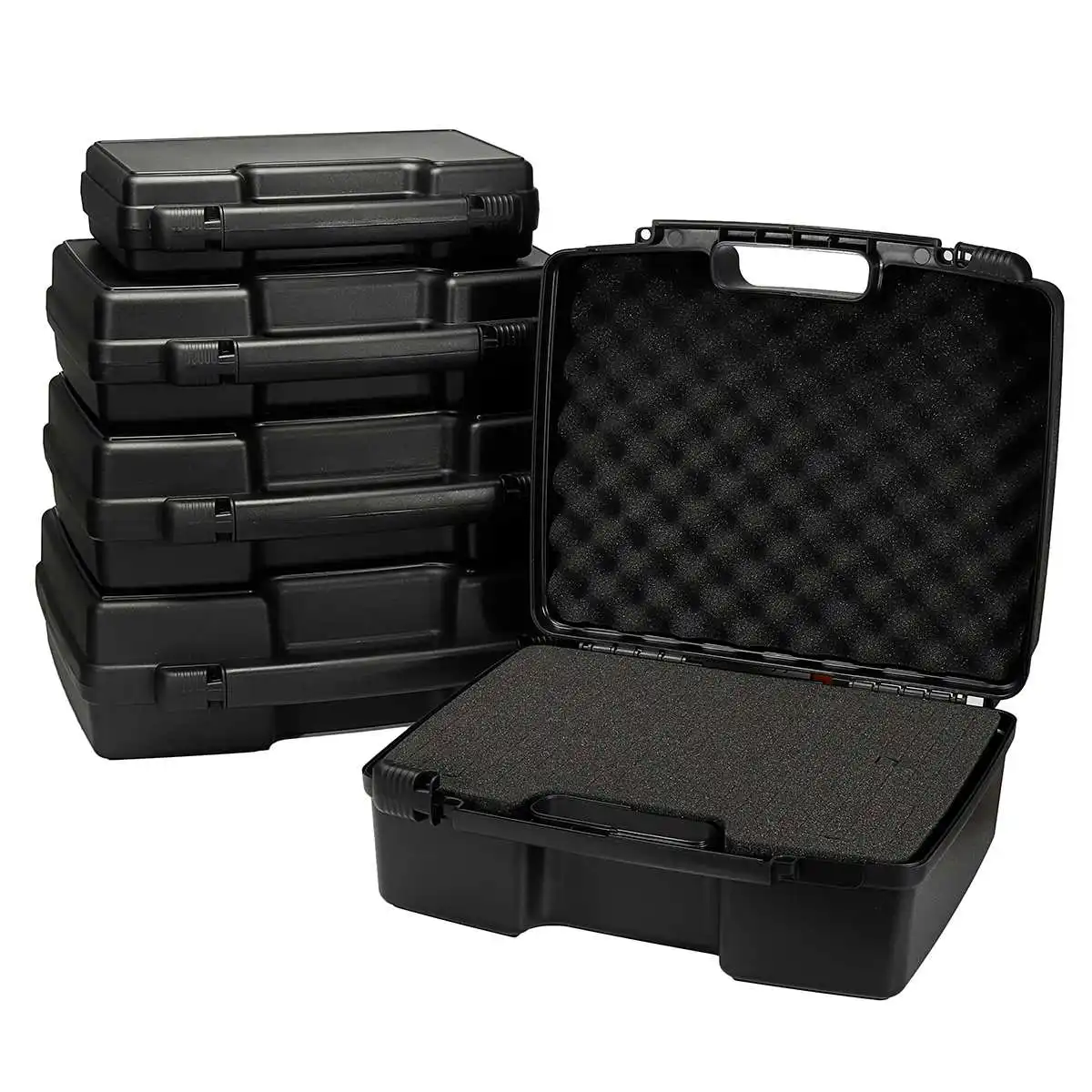 9 Sizes Safety Instrument Tool Box Protective Waterproof Shockproof Toolbox Sealed Tool Case Impact Resistant Suitcase With Spon