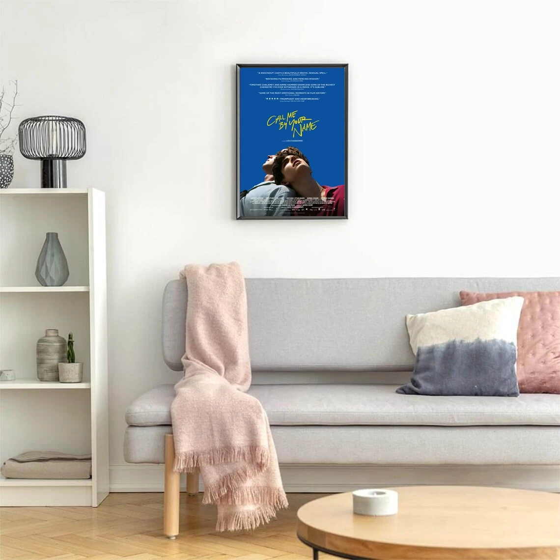 اتصل بي باسمك ملصق الفيلم طلاء جدران ديكور المنزل (بدون إطار)