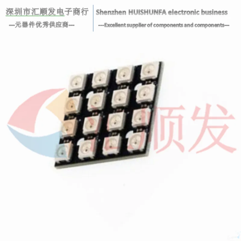 WS2812B 4x4-bit RGB كامل اللون LED نموذج مشغل 16 بت ضوء اللون led مجلس التنمية مربع