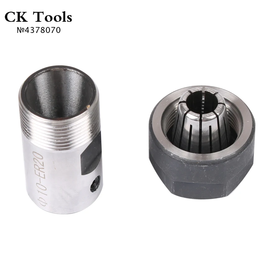 Portabrocas de eje de Motor ER20 ER ER11 ER16 ER25 ER32, portaherramientas de varilla de extensión de husillo, portabrocas de fresado CNC B10 12 18
