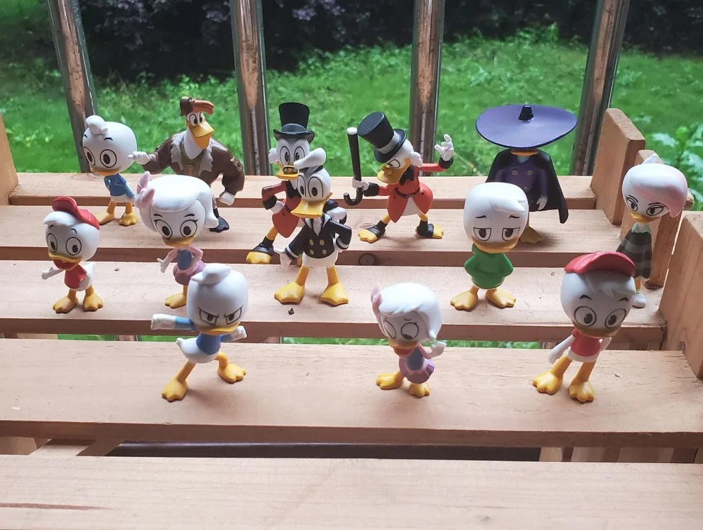 

Garage Kit Classic Toy Duck Tales Mini Doll Donald Duck Movable Joints Action Figure Collectible Model Loose Toy Gifts