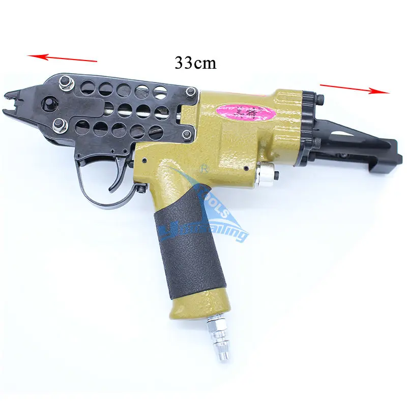 Free shipping High Quality SC760 Pneumatic C Shape Ring Plier Tool Air C-type Nailer Machine Cage Nail Gun Stapler