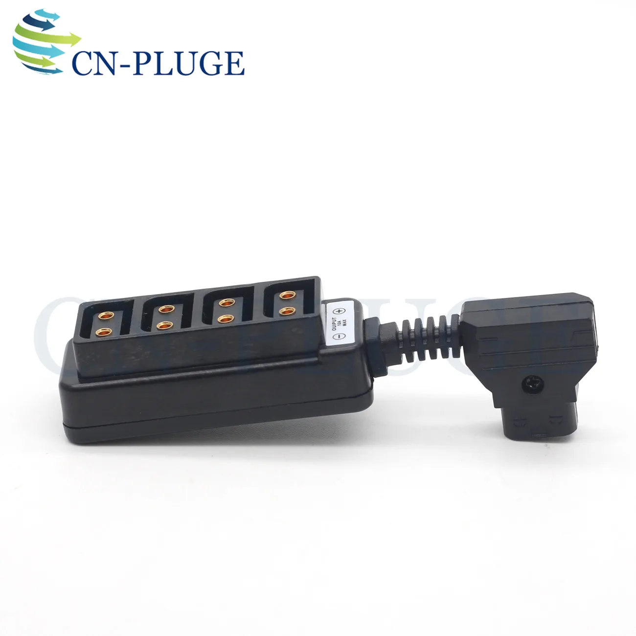 Ultra Short Cable D-Tap Male to 4-Port P-Tap Female Camera Power Supply Distributor DTAP Fourway Splitter