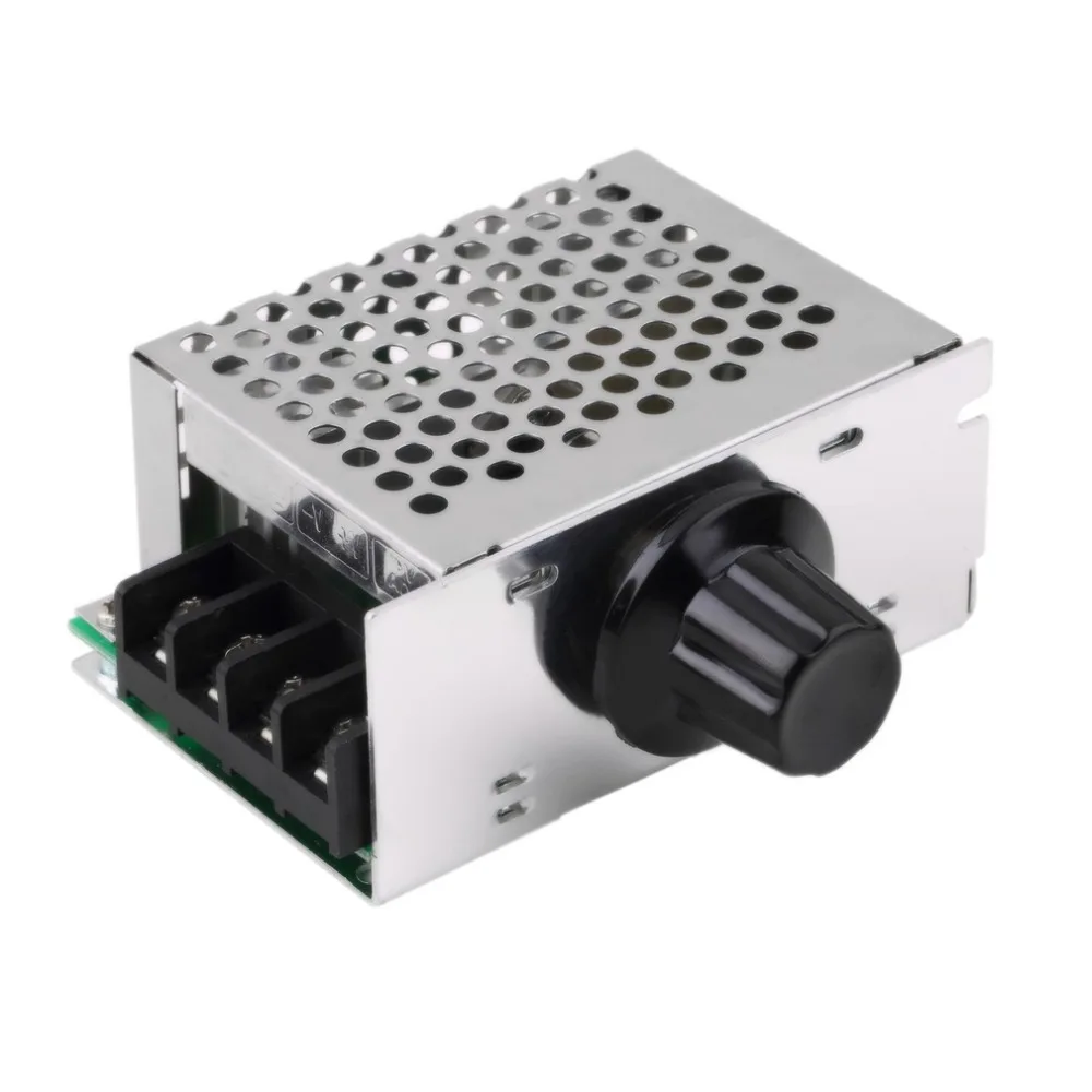 4000W 220V AC SCR Voltage Regulator Motor Speed Controller Dimmers Electronic Volt Regulator Dimmer Thermostat Regulator