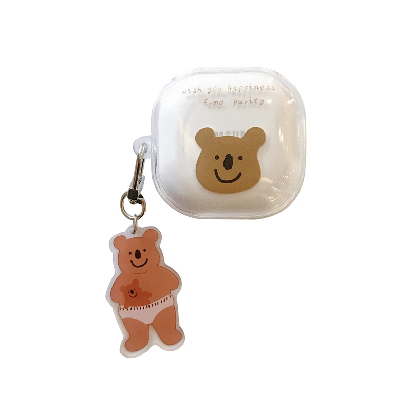 Cheese Cartoon Earphone Case for Samsung Galaxy Buds Live TPU Headphone Shockproof Cover for Galaxy Buds Live 2020 Accessories