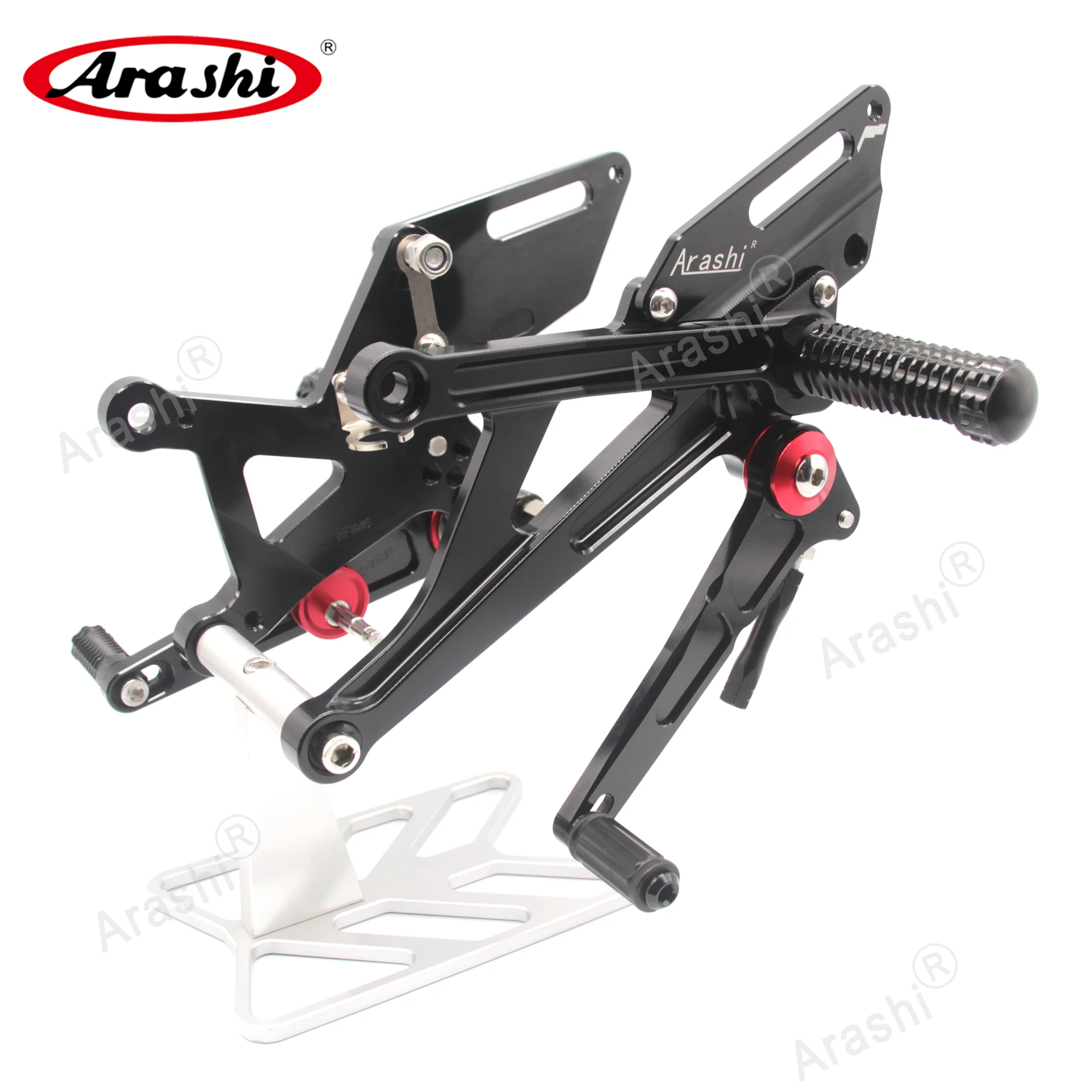 

Arashi Motorcycle Adjustable Footrest For KAWASAKI Ninja H2 H2R ZXT0 2016 2017 2018 2020 2021 CNC Pedals Foot Pegs Rearset