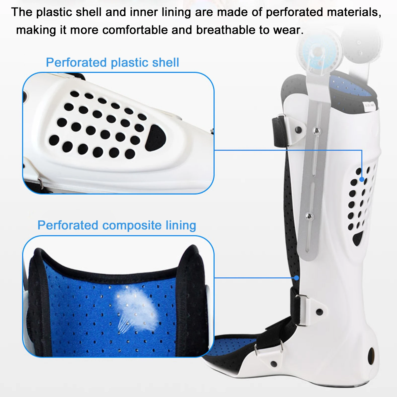 HKJD Knee Ankle Foot KAFO Lower-limb Oorthotic Product Orthotic Orthosis Fracture Support Rehabilitation