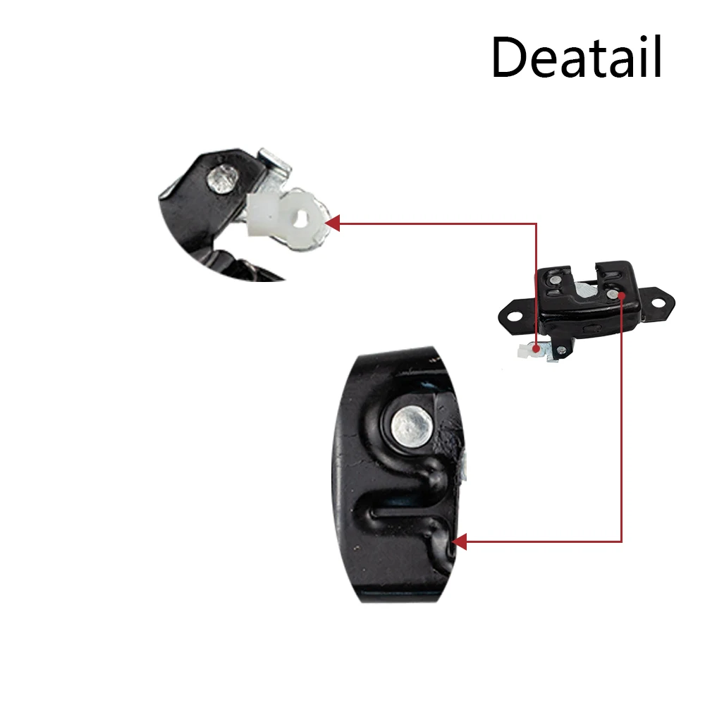 90503-JT30A 90503-EB700 Black Tail Lock Rear Door Lock  for Nissan Navara D40 2004-2012