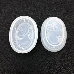 SNASAN Angel Mermaid Beauty Silicone Mold Crafts Jewelry Making Handmade Tool Charms Epoxy Resin Mould Home Decoration Ornaments