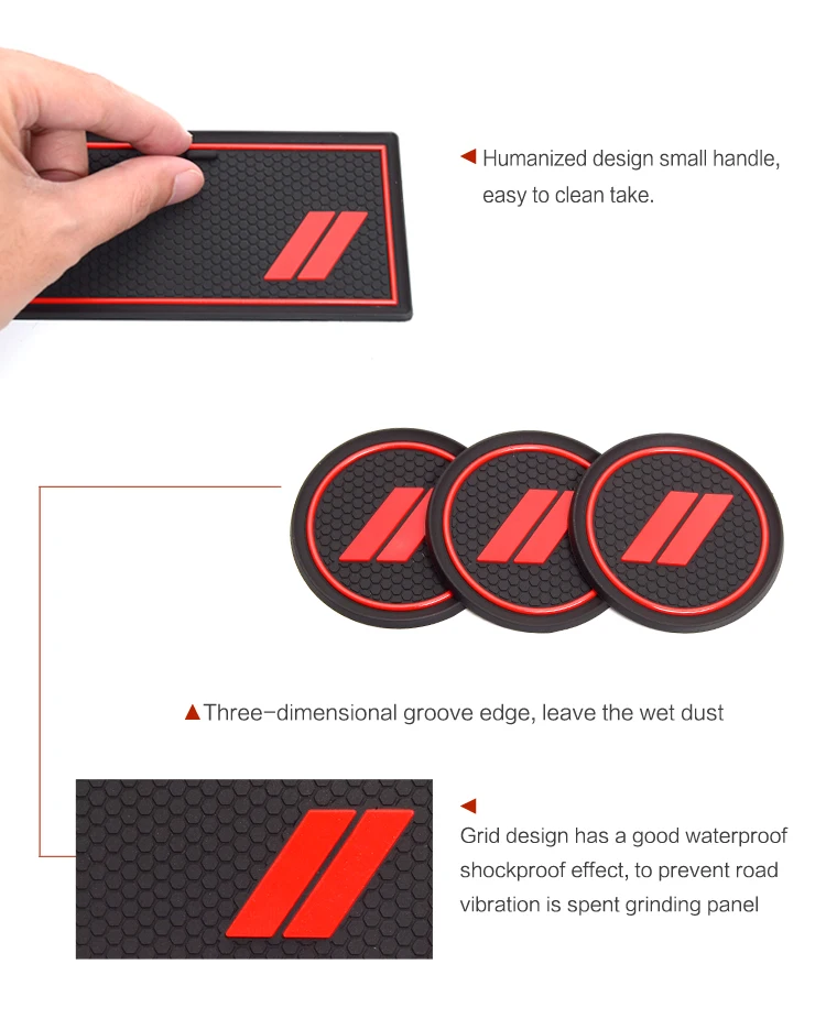 ZUNDUO für Dodge Charger 2015 2016 2017 2018 2019, rutschfeste Torschlitz-Tassenmatte, rutschfeste Türrillenunterlage, internes Zubehör – Detail 14