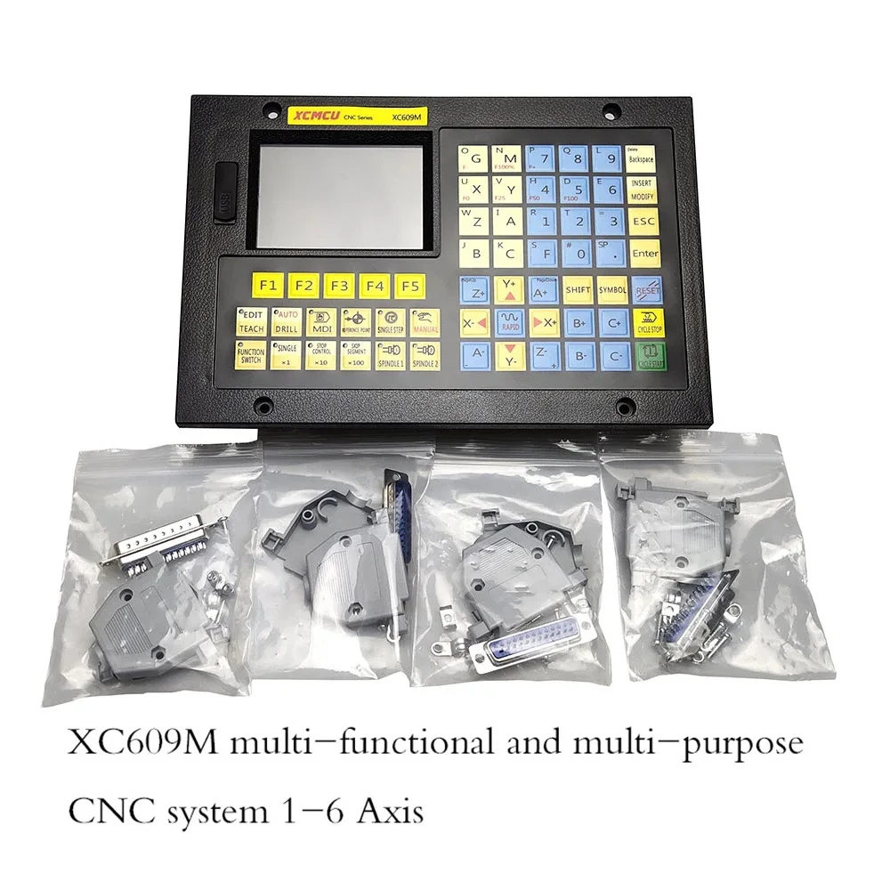 

CNC milling System 1-6 Axis offline controller XC609M Breakout Board Engraving Machine Control Combined hmi touch screen