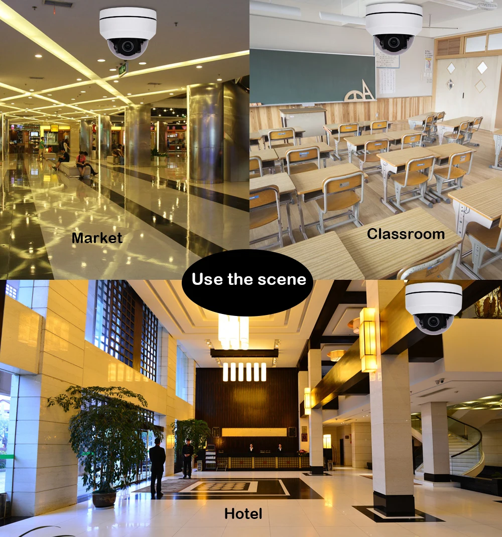 LSmart 2MP 5MP IP Camera POE Mini PTZ Outdoor P2P CCTV Security Camera System IR Dome Pan Tilt Optical Zoom