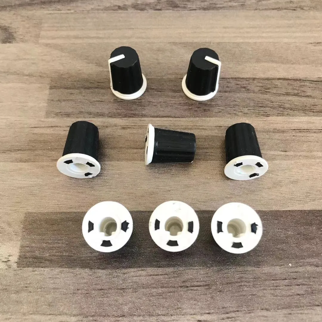 8pcs for pioneer DDJ-RR SB2 Mixer EQ Knob Cap / 180 Degree Potentiometer Rubber Knob Cap / Audio Volume Switch Knob