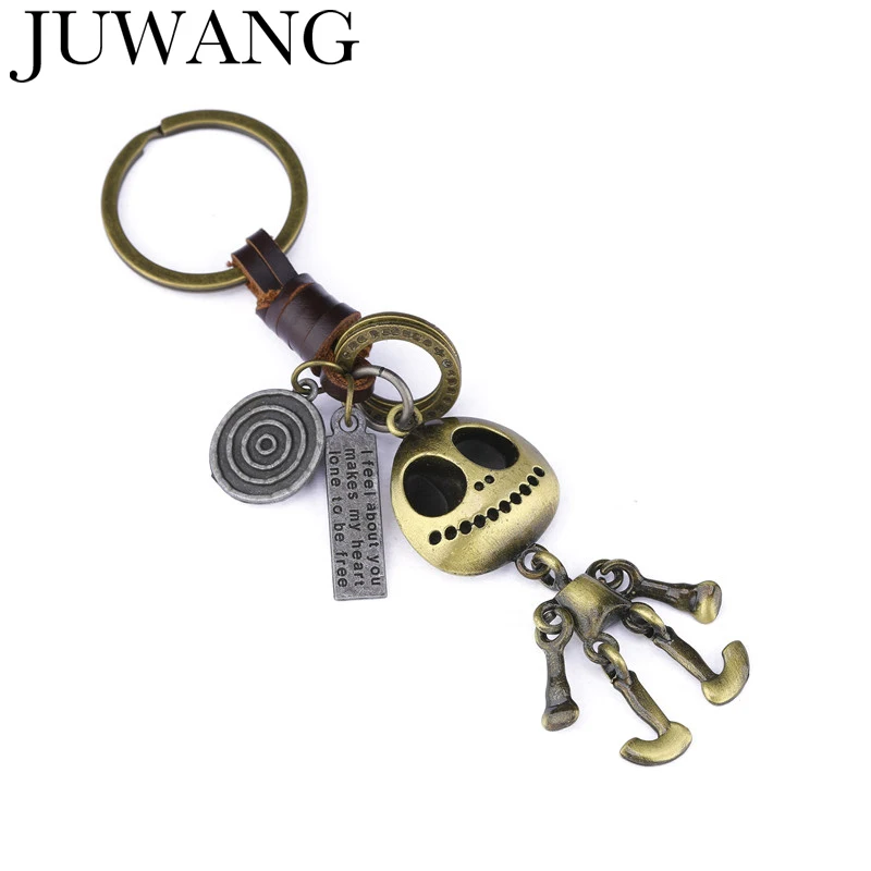 JUWANG 2020 New Fashion Keychain For Men Women 20 Kinds Trendy Alloy Key Chains Charm Hooks For Bags Car Keys Decoration