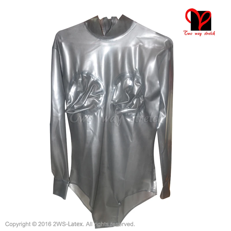 

Transparent Black Latex leotard Inflatable breast Black Rubber pantaloon jumpsuit swimsuit bodysuit body suit CQ-001