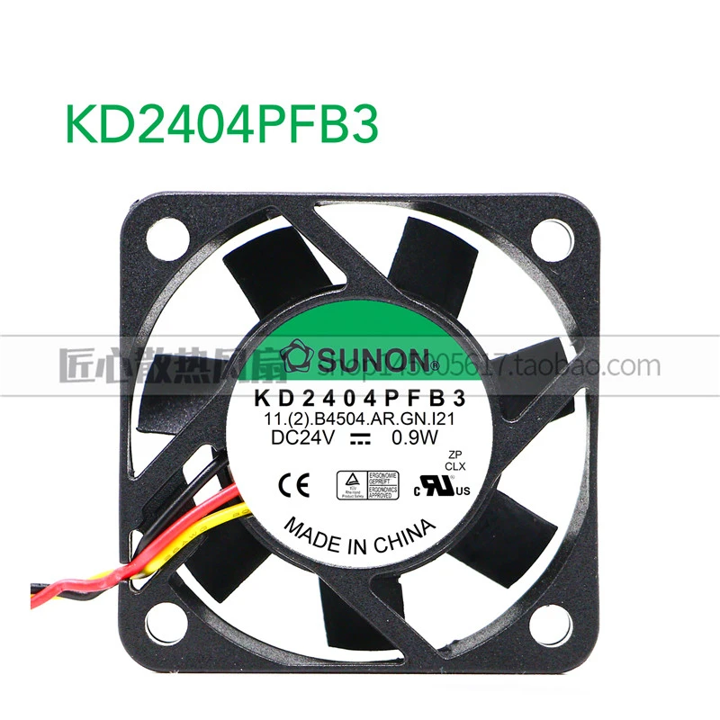 

New original KD2404PFB3 24V 0.9W 4CM 4010 3-wire alarm signal inverter fan