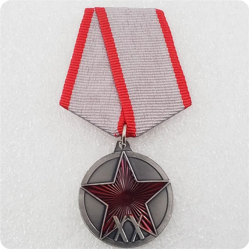 USSR RUSSIA MILITARY 1945 WW2 20 YEARS of RED ARMY RKKA MEDAL COPY