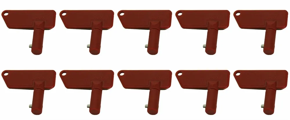 10pc key For Terex Battery and Master Disconnect Key part MS634212 For Volvo