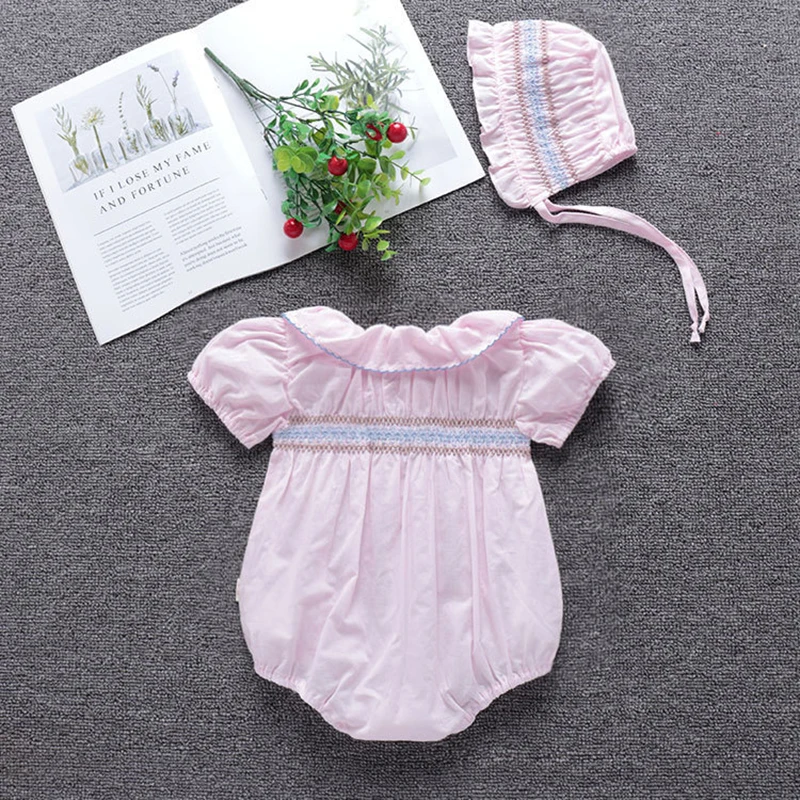 Mono de estilo coreano para niñas recién nacidas, monos para bebés, ropa de algodón para niñas de verano