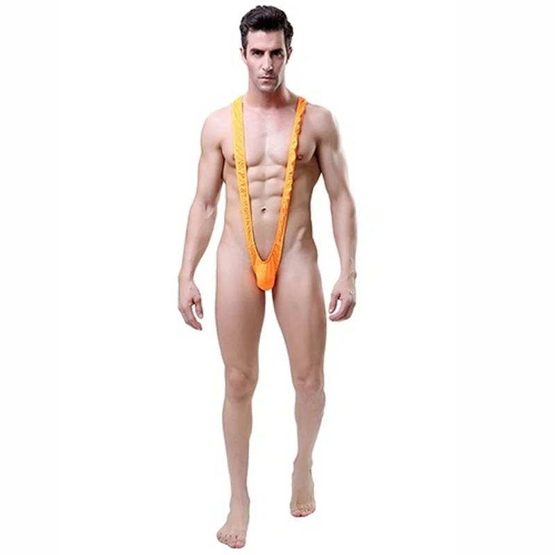 Men Mankini Costume Swimsuit Swimwear Thong Bodysuit Underwear