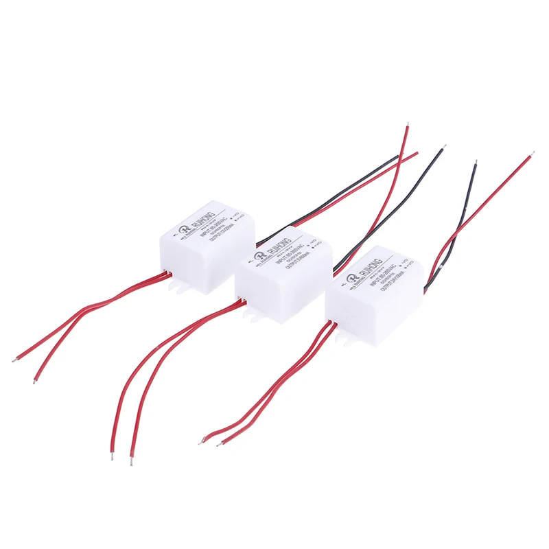 Módulo de placa de fuente de alimentación conmutada de 12V ACDC 220V a 5V/12V/24V, regulador de voltaje de aislamiento, lámpara LED de pequeño volumen con carcasa