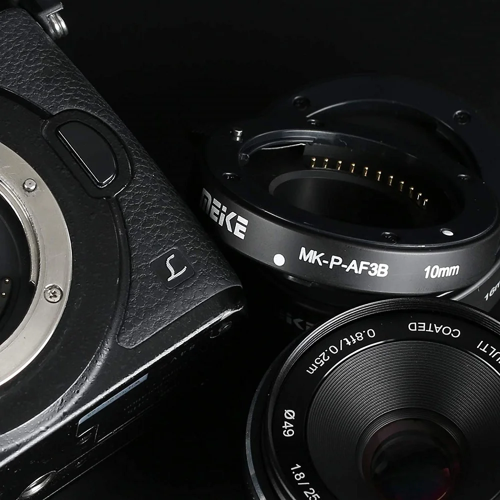 Mcoplus AF Autofokus Makro Extension Tube Ring 10mm 16mm Für Panasonic Olympus micro 4/3 M4/3 m43 Montieren Spiegellose Kamera Meike