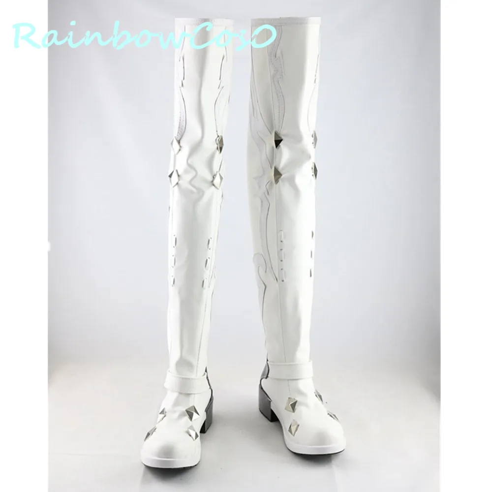RainbowCos0 Cosplay Shoes Final Fantasy FF14 XIV Alphinaud Leveilleur Boots Game Anime Halloween