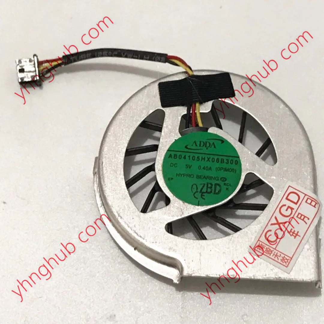 

ADDA AB04105HX06B300 DC 5V 0.40A 3-Wire Server Cooling Fan