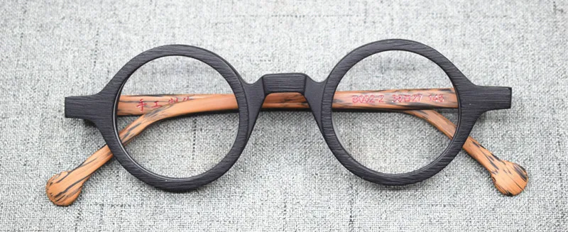 Acetat Vintage Kleine Runde Brille Männer Brillen Rahmen Frauen Optische Verordnung Spektakel Klare Brillen – Detail 37