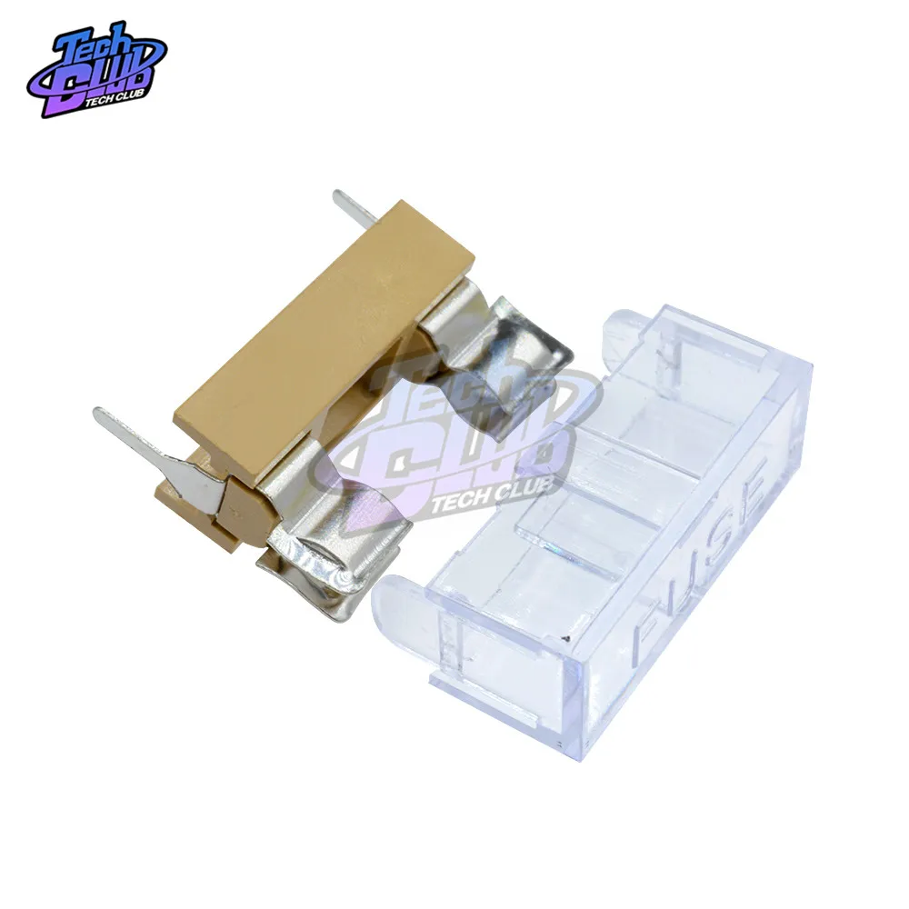 10Pcs/lot 250V 6A 5x20mm Fuse Holder Panel Mount PCB Fuse Box Holder Insurance Tube Socket 5*20mm