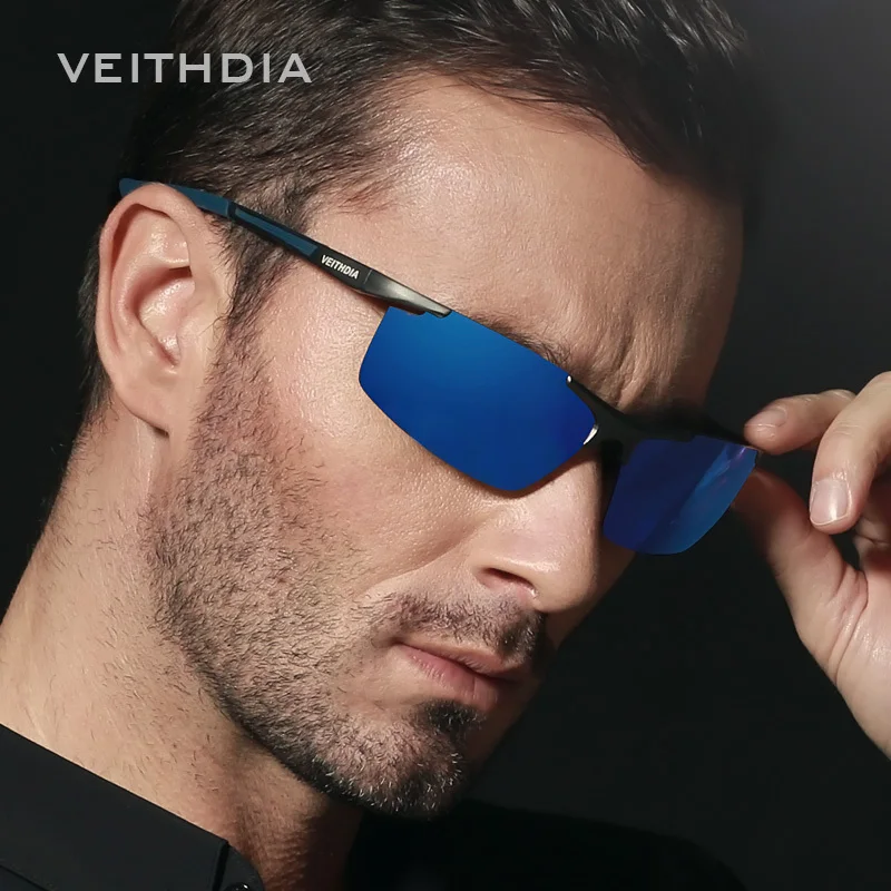 VEITHDIA okulary przeciwsłoneczne na rower moda męska spolaryzowane UV400 luksusowa marka projektant Vintage jazda okulary przeciwsłoneczne na zewnątrz dla mężczyzn V6588