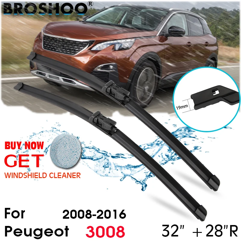 Car Wiper Blade Front Window Windscreen Windshield Wipers Blades Arm Auto Accessories For Peugeot 3008 32