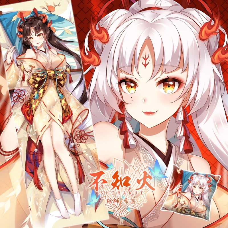 

Игры заклинатель Shiranui Dakimakura 2WAY обниматься тела Чехол для костюмированной вечеринки по японскому аниме Подушка-отаку Наволочка на подушку подарки на Рождество
